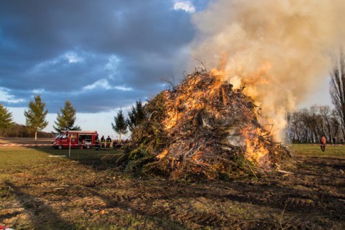 Großartiges Osterfeuer!